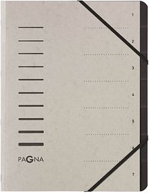 PAGNA Ordnungsmappe 7 Fächer grau, 1 St.