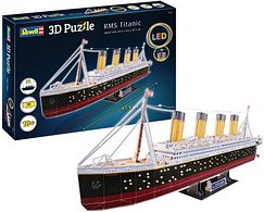 Revell RMS Titanic - LED Edition 3D-Puzzle, 266 Teile