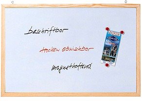 FRANKEN Whiteboard 80,0 x 60,0 cm weiß lackierter Stahl