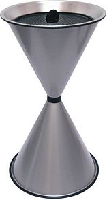 SZ Metall 29713 Standaschenbecher silbermetallic, 1 St.