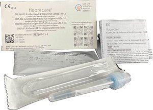 Thumbnail - fluorecare® Laien-Antigen-Schnelltest 4 in 1 SARS-CoV-2 Influenza A/B & RSV Combo, 1 St.