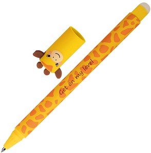 EBERHARD FABER Animal Erase it! Lama Gelschreiber Giraffe 0,7 mm, Schreibfarbe: blau, 1 St.