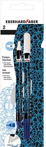 Thumbnail - EBERHARD FABER neon blau/schwarz Tintenkiller, 2 St.