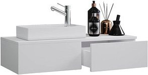 Thumbnail - VCM my bath Badmöbel-Set Gudas 914874 weiß 85,0 x 35,0 x 14,0 cm