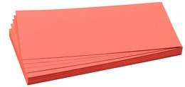 FRANKEN Moderationskarten rot 9,5 x 20,5 cm, 500 Blatt