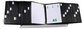 Thumbnail - tarifold Sichttafelsystem 435607 DIN A5 schwarz mit 60 St. Sichttafeln, 1 St.