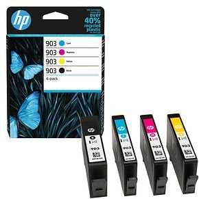 HP 903(6ZC73AE) schwarz, cyan, magenta, gelb Druckerpatronen, 4er-Set