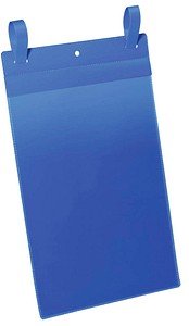 DURABLE Gitterboxtaschen blau A4, 50 St.
