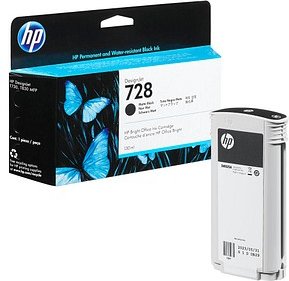 HP 728 (3WX25A) matt schwarz Druckerpatrone