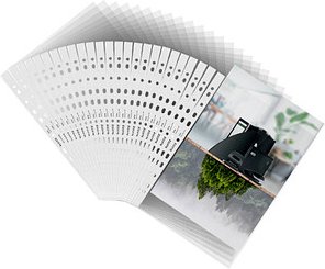 AKTION: LEITZ Prospekthüllen Recycle 4791 DIN A4 transparent genarbt 0,10 mm, 25 St. mit Prämie nach Registrierung
