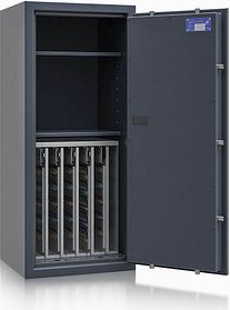 ISS safe4key Schlüsseltresor grau mit 440 Haken, Elektronikschloss, 50,0 x 42,0 x 115,0 cm, 1 St.