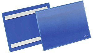 DURABLE Etikettentaschen blau A5, 50 St.