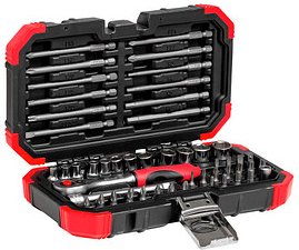 GEDOREred Bit-Set R33003051, 51-teilig