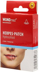 Thumbnail - WUNDmed® Herpes Pflaster Herpes-Patch 02-093 transparent 1,5 x 1,5 cm, 6 St.