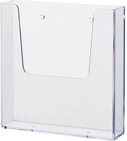 helit Wandprospekthalter transparent DIN A5 16,2 x 3,9 x 16,5 cm, 1 St.