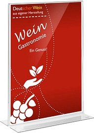 Thumbnail - SIGEL gerade Tischaufsteller DIN A4, 1 St.