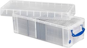 Thumbnail - Really Useful Box Aufbewahrungsbox 6,5 l transparent 18,0 x 43,0 x 16,0 cm