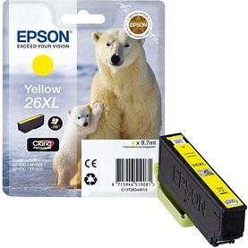 Thumbnail - EPSON 26XL / T2634XL (Eisbär) gelb Druckerpatrone