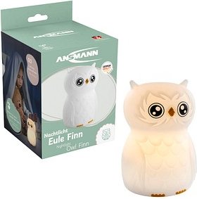 Thumbnail - ANSMANN Eule Finn LED Nachtlicht weiß 9,23 cm, 0,2 W, 1 St.