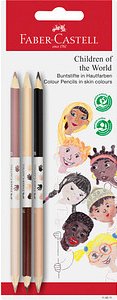 Thumbnail - FABER-CASTELL Children of the World Buntstifte farbsortiert, 1 St.