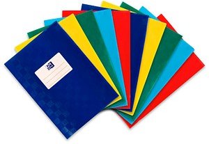 10 OXFORD Heftumschläge farbsortiert Kunststoff DIN A4