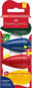 FABER-CASTELL Wachsmalstifte farbsortiert, 4 St.