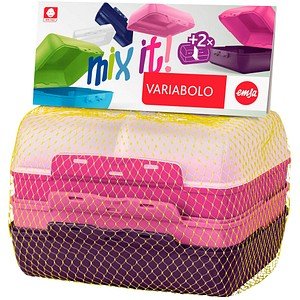 Thumbnail - emsa Lunchboxen-Set Variabolo farbsortiert, 1 Set