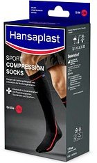Hansaplast Kompressionsstrümpfe, geschlossene Spitze SPORT COMPRESSION schwarz Größe L/XL 1 Paar