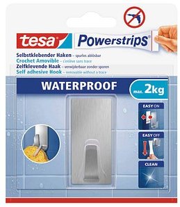 Thumbnail - tesa WATERPROOF Large Klebehaken für max. 2,0 kg, 2,0 x 5,0 cm, 2 St.