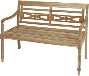 Thumbnail - Garden Pleasure Gartenbank SUMATRA 940228 braun Holz 120,0 cm