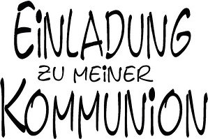 Thumbnail - Rayher Motivstempel Einladung zu meiner Kommunion 5,0 x 7,0 cm, 1 St.