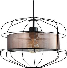 meet powered by PAPERFLOW Deckenleuchte kupfer, schwarz