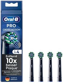 4 Oral-B PRO Cross Action Zahnbürstenaufsätze