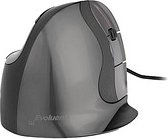 BAKKER ELKHUIZEN Evoluent D Small Maus ergonomisch kabelgebunden grau, schwarz, silber