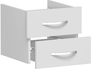 geramöbel Flex Schubladen lichtgrau 39,5 x 37,0 x 17,5 cm
