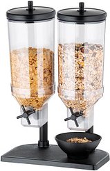 APS Müslispender Duo Fresh & Easy schwarz 2 x 4,5 l, 1 St.