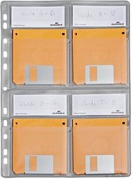 Thumbnail - DURABLE 4er Disketten-Hüllen transparent, 5 St.