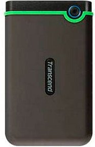 Transcend StoreJet 25M3 2 TB externe HDD-Festplatte grau, schwarz