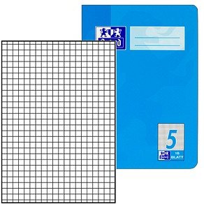 Thumbnail - OXFORD Schulheft Lineatur 5 kariert DIN A5 ohne Rand, 16 Blatt, 1 St.