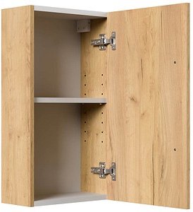 Thumbnail - POSSEIK Bad-Hängeschrank 62 eiche gold 35,0 x 16,6 x 62,00 cm