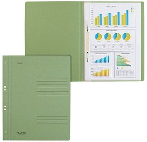 FALKEN Ösenhefter Karton grün DIN A4, 50 St.