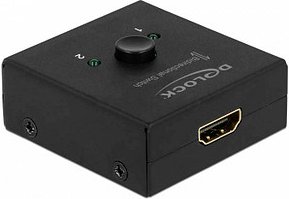 Thumbnail - DeLOCK 2 in1 Umschalter bidirektional 4K 60 Hz HDMI-Switch