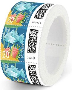 Deutsche Post 0,20 € Briefmarken "Zackenbarsch" nassklebend, 200 St.