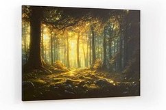 ALLboards Magnettafel CANVASboards 90,0 x 60,0 cm Märchen Wald