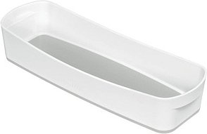 Thumbnail - AKTION: LEITZ MyBox Aufbewahrungsbox 0,6 l perlweiß/grau 30,7 x 10,5 x 5,5 cm mit Prämie nach Registrierung