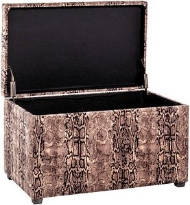 HAKU Möbel Sitztruhe 22950 Snake Holz 65,0 cm