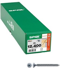 SPAX® Holzbauschrauben T50 Senkkopf WIROX 1201011204005 12 mm x 400 mm, 25 St.