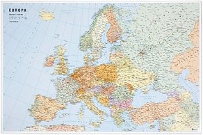 VELOFLEX Schreibtischunterlage Europakarte Kunststoff 60,0 x 40,0 cm, 1 St.