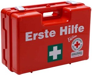 LEINA-WERKE Erste-Hilfe-Koffer SAN DRK-Edition DIN 13169 orange