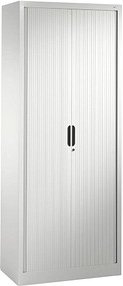 Thumbnail - CP Omnispace Rollladenschrank lichtgrau 4 Fachböden 80,0 x 42,0 x 198,0 cm